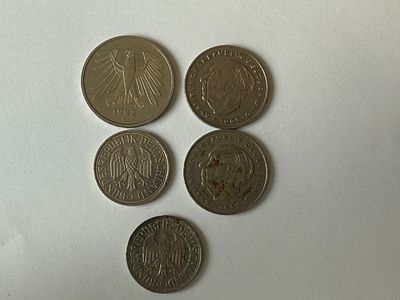 לוט 6 מטבעות – הרפובליקה הפדרלית של גרמניה (Deutsche Mark).