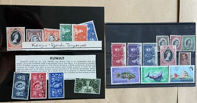 Lot of stamps from Commonwealth and former British colonial territories, including 