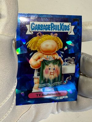 Topps Garbage Pail Kids "Sapphire Edition" card – "Terri Cloth, " card No. 169b (Topps Chrome 