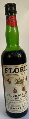 בקבוק יין ישן וסגור, מרסלה "Vecchioflorio Secco" של פלוריו (Florio) , מרסלה סופריורה (D.O.C.) 