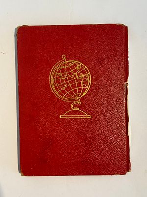 stockbook album filled with used pictorial stamps on the themes of aviation and space 