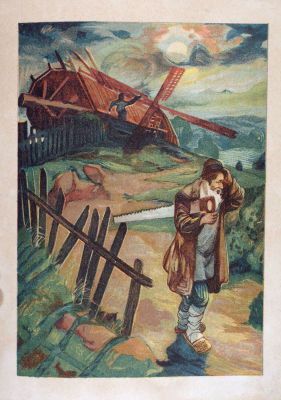 Мельник-бездельник. М.: Издание Товарищества И.Д. Сытин, 1916. 20 с.: ил. (6 ил. 