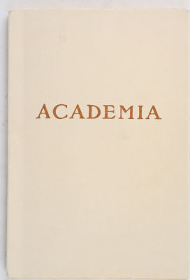 [Academia. Каталог] Academia 1922-1937. Выставка изданий и книжной графики. М.: Книга, 1980. 14 