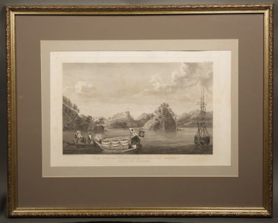 Вид Острова Папенберха и Крысьяго острова. Ansichtdes Papenbergs
Рисовал с натуры В.Г. 