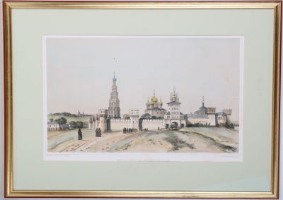 Дюран Андре (1807–1867). Новодевичий монастырь. Париж: Gihaut freres, 1842. 29,5х43 см (в 