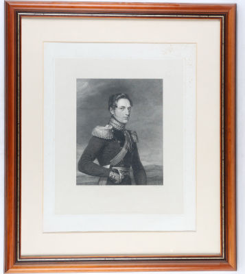 Великий князь Николай Павлович (будущий Император Николай I). Санкт-Петербург. С картины 