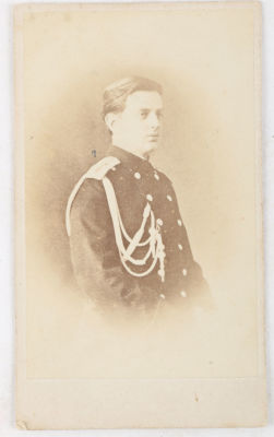 Великий Князь Владимир Александрович в адъютантском мундире. Визит-портрет. Российская 