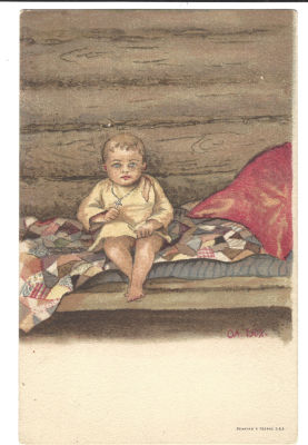 Великая Княгиня Ольга Александровна (1882–1960). Малыш. Открытое письмо.
Санкт-Петербург. 