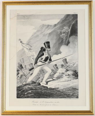 Рядовой Лейб-гвардии Литовского полка
1830-е гг. 
. Санкт-Петербург. 
Собственная чертёжная Его 