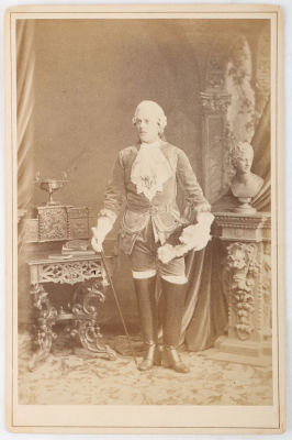 [Романовы]. Великий Князь Владимир Александрович в бальном костюме. . Кабинет-портрет. 