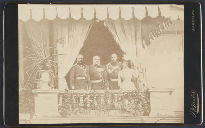 [Романовы]. Император Александр III, Императрица Мария Федоровна во время встречи 17 сентября 