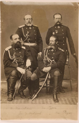 Генерал Дмитрий Станиславович Нагловский (1838–1890), граф Павел Андреевич Шувалов (1830–1908) 