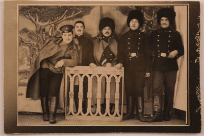 Нижние чины Русской императорской армии. Российская империя. Неизвестное фотоателье. 1900-е гг. 