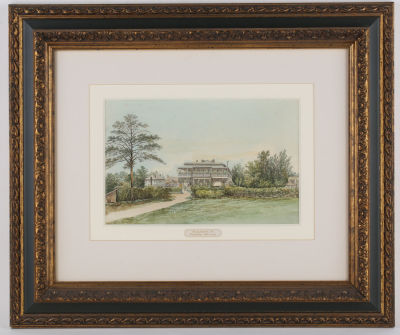 Кольман Карл Иванович (1786–1846).
Усадьба. 1831 г. Бумага, акварель, графитный карандаш. 