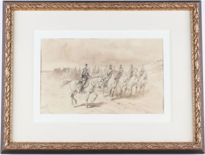 Сверчков Николай Егорович (1817–1898).
Выезд Лейб-гвардии Гусарского полка на Высочайший смотр 