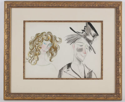 Чехонин Сергей Васильевич (1878–1936).
Эскиз театрального грима. 1910-1920-е гг. Бумага 