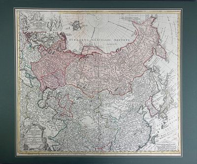 [1730 ] Карта Российская Империя и вся Татария, сколь великая в Азии, столь малая в Европе / 