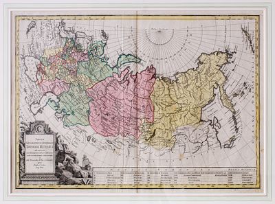 [1770-1780 гг.] Генеральная карта Российской империи, составленная по новейшим астрономическим 