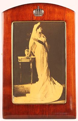 Великая княжна Татьяна Николаевна в парадном платье с регалиями. Российская империя.Оттиск 