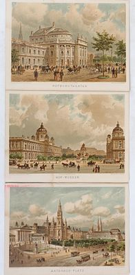 Альбом хромолитографий с видами Вены. &laquo;На память о Вене&raquo;. [Erinnerung an Wien; на нем. яз.] 