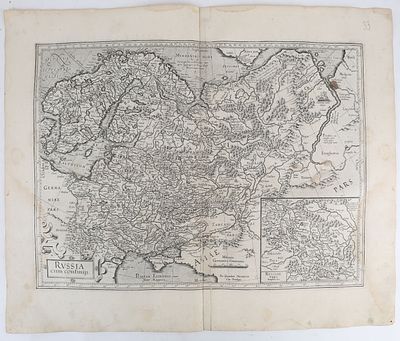 [Атлас Меркатора 1627 г.] Карта России и окружающих ее стран / сост. Герард Меркатор с 