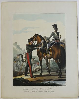 Белоусов Лев Александрович (1806–1854). Рядовые Лейб-Гвардии Конно-Пионерского Эскадрона. Санкт- 