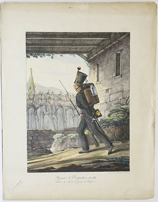 Белоусов Лев Александрович (1806–1854). Рядовой Лейб-Гвардии Егерского полка. Санкт-Петербург. 