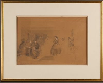 Ковалевский Павел Осипович (1843–1903). Опись имущества. Эскиз. 1880-е гг. Бумага, графитный 