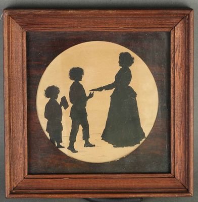 Бём Елизавета Меркурьевна (1843–1914). Письмо. Силуэт для почтовой бумаги. Конец 1880-х - 1896 