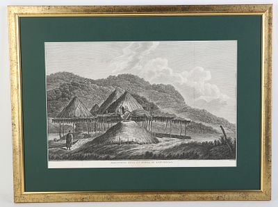 Летние и зимние жилища на Камчатке. 1770-1780-е гг.Рисовал: Benard TirexitРазмер в свету: 24 х 