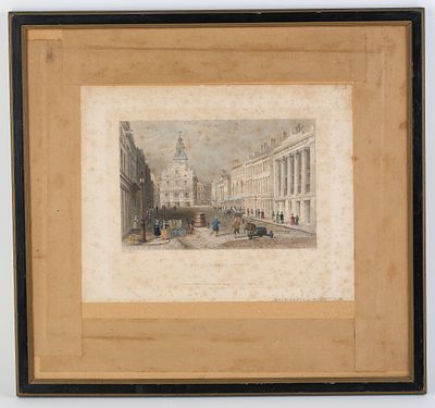 Уильям Генри Бартлетт (1809-1854). &laquo;Стейт-стрит, Бостон&raquo; к издюнию Н. П. Уиллиса &laquo;Американские 