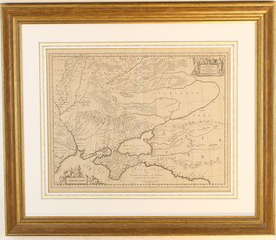 [1640 г. Атлас Ян Янсона]. Карта Северного Причерноморья и Крыма. Таврики Херсонесской 