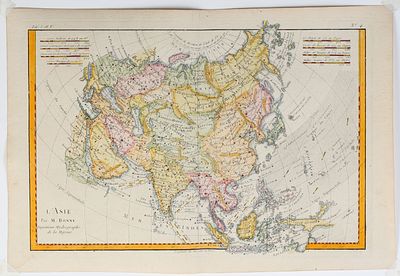 [Ригобер Бонн. 1780 г.] Карта Азии / составил Ригобер Бонн, [гравировал Андре] [l'Asie par M. 