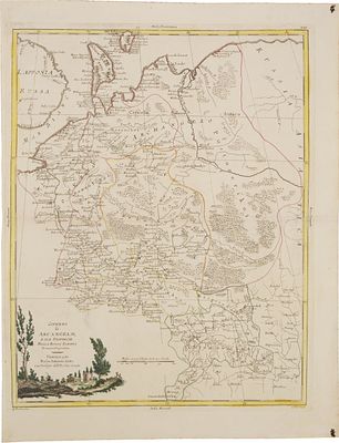 [Атлас Антонио Затта 1781 г.] [Архангельск. Северная часть Европейской России. Карелия, Белое 