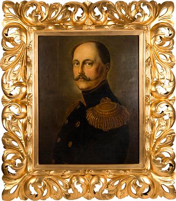 Портрет Императора Николая I. Неизвестный художник. Вторая половина XIX в. Холст, масло. 