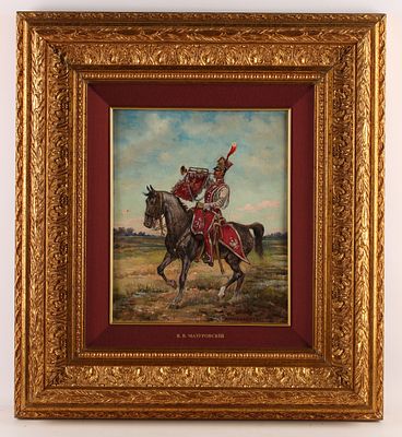 Мазуровский Виктор Викентьевич (1859–1944). Трубач Польского уланского полка наполеоновской 