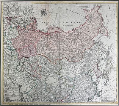 [Хазе Иоганн Маттиас. 1730 г. ] Карта Российская Империя и вся Татария, сколь великая в Азии 