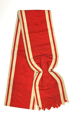 Ordensband des Hl. Stanislaus-Ordens. Russisches Kaiserreich, private Werkstatt. Ende 19 - 