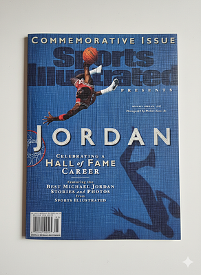 כדורגל NBA - מגזין נדיר על מייקל גורדן שכולל פוסטר אמצע . כדורגל NBA - מגזין נדיר על מייקל גורדן 