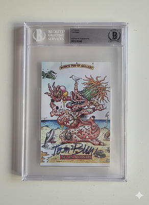 תמונה מיוחדת שעוצה על ידי תום באנק וחתומה על ידו מאושרת על ידי חברת באקט , תום באנק חלק גדול 