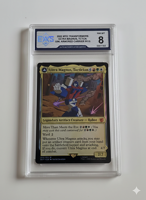 רובוטריקים - MTG Transformers ultra Magnus מדורג 8 על ידי חברת EAS . רובוטריקים - MTG 