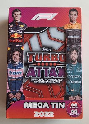 מרוצי מכוניות - קופסא סגורה מגה טין הוצאת TOPPS 2022
