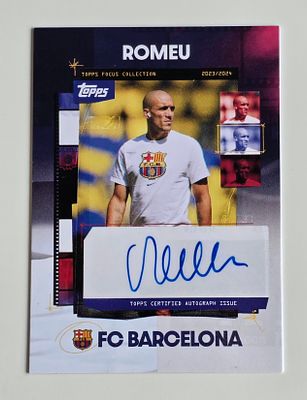 כדורגל - ברצלונה ROMEU חתימה הוצאת TOPPS 2024