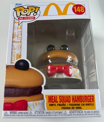 pop - פופ 148 מקדונאלדס (meal squad hamburger) שנת 2022 . pop - פופ 148 מקדונאלדס (meal squad 