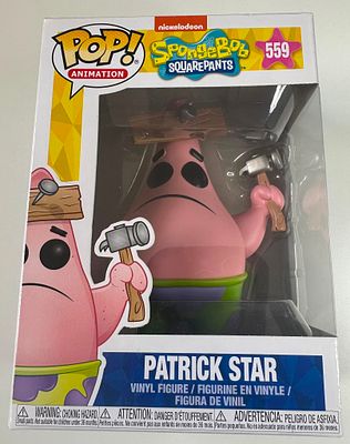 pop - פופ בוב ספוג 559 (Patrick Star ) סדרת הניקולודיום שנת 2019