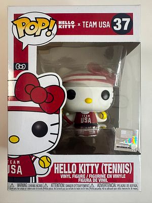 pop - פופ הללו קיטי 37 (Hello Kitty Tennis ) מהדורת האולימפיאדה שנת 2020
