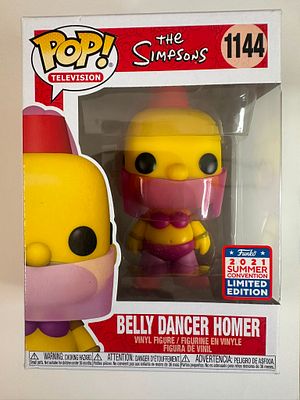 pop - פופ 1144 The Simpsons מהדורה מוגבלת ( Belly Dancer Homer ) שנת 2021
