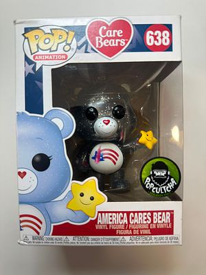 POP - פופ דובי אכפת לי 638 (America Cares Bear ) אקסקלוסיבי שנת 2019. POP - פופ דובי אכפת לי 