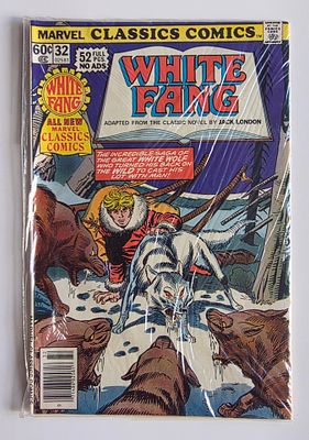 מארוול קומיקס - CLASSIC COMIC WHITE FANGS שנת 1978 . מארוול קומיקס - CLASSIC COMIC WHITE FANGS 