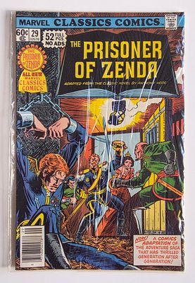 מארוול קומיקס - CLASSIC COMICS THE PRISONER OF ZENDA שנת 1977